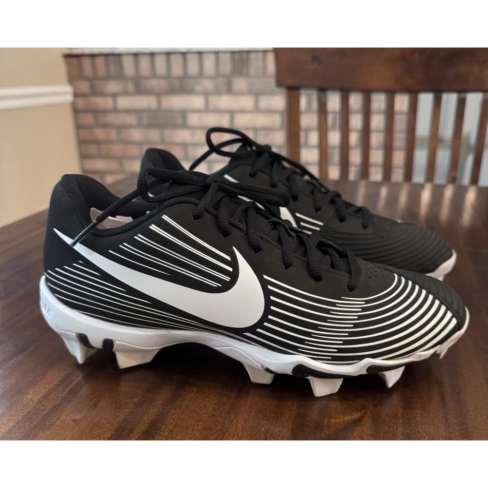 Nike Women's Hyperdiamond 3 Keystone Softball Cleats Black White Size 8.5